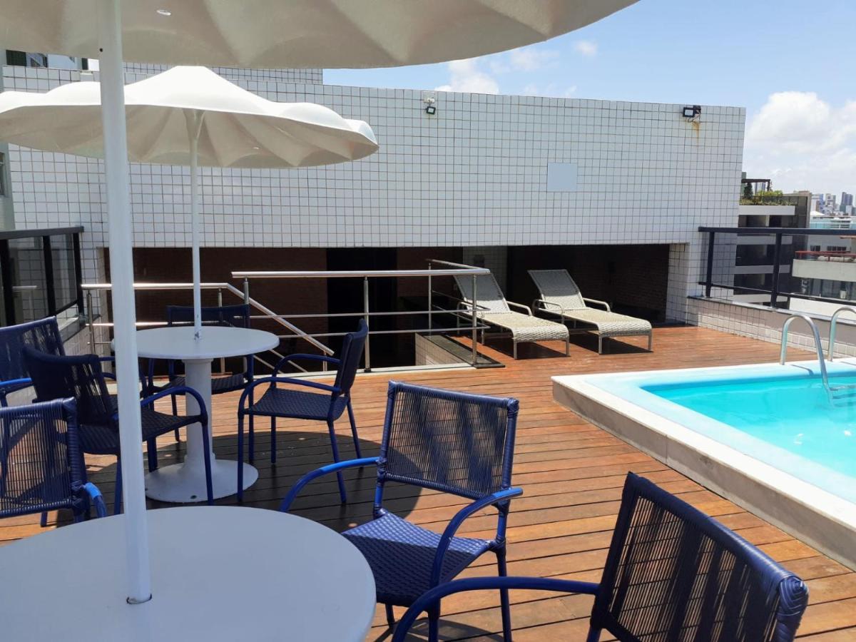 شقة Flat Pe Na Areia Tambau João Pessoa المظهر الخارجي الصورة